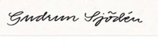 Logo Gudrun Sjoden
