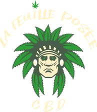 Logo La Feuille Posée - CBD shop